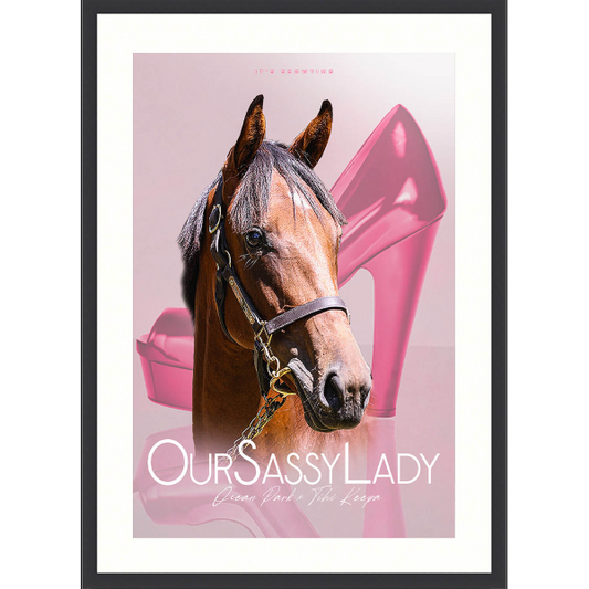 Our Sassy Lady It's Showtime Framed Poster