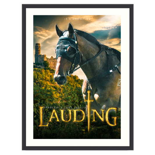Lauding It's Showtime Framed Poster