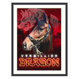 Vermillion Dragon It's Showtime Framed Poster