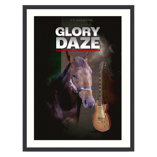 Glory Daze It's Showtime Framed Poster