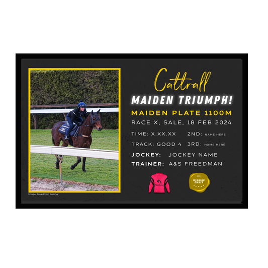 Cattrall Maiden Triumph Frame