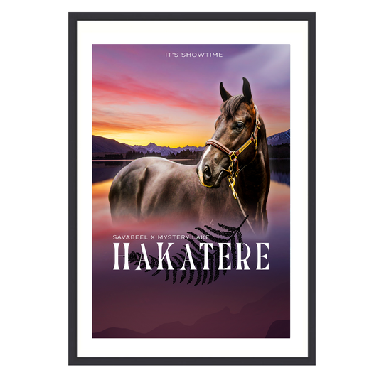 Hakatere It's Showtime Framed Poster