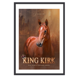 King Kirk It's Showtime Framed Poster