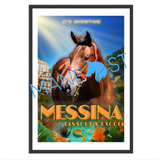 Messina It's Showtime Framed Poster