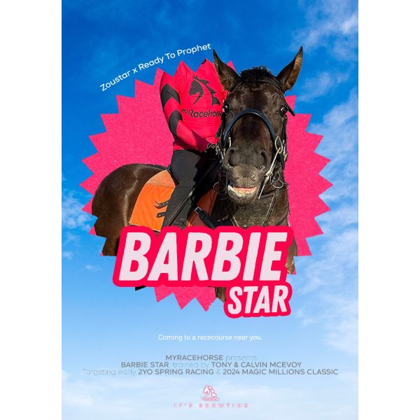 Barbie Star It's Showtime Framed Poster