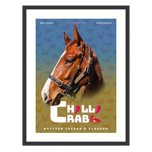 Chilli Crab It's Showtime Framed Poster