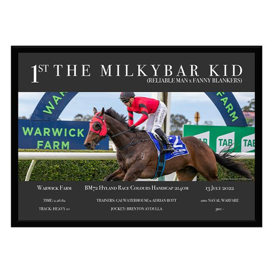 The Milkybar Kid Warwick Farm Race Win Photo