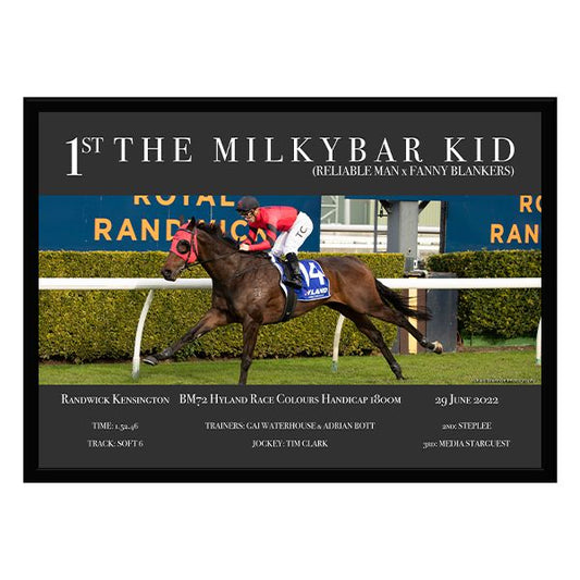 The Milkybar Kid Randwick Kensington Race Win Photo