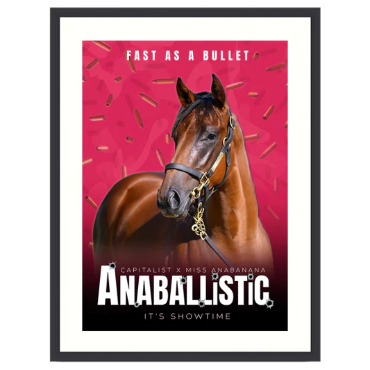Anaballistic It's Showtime Framed Poster