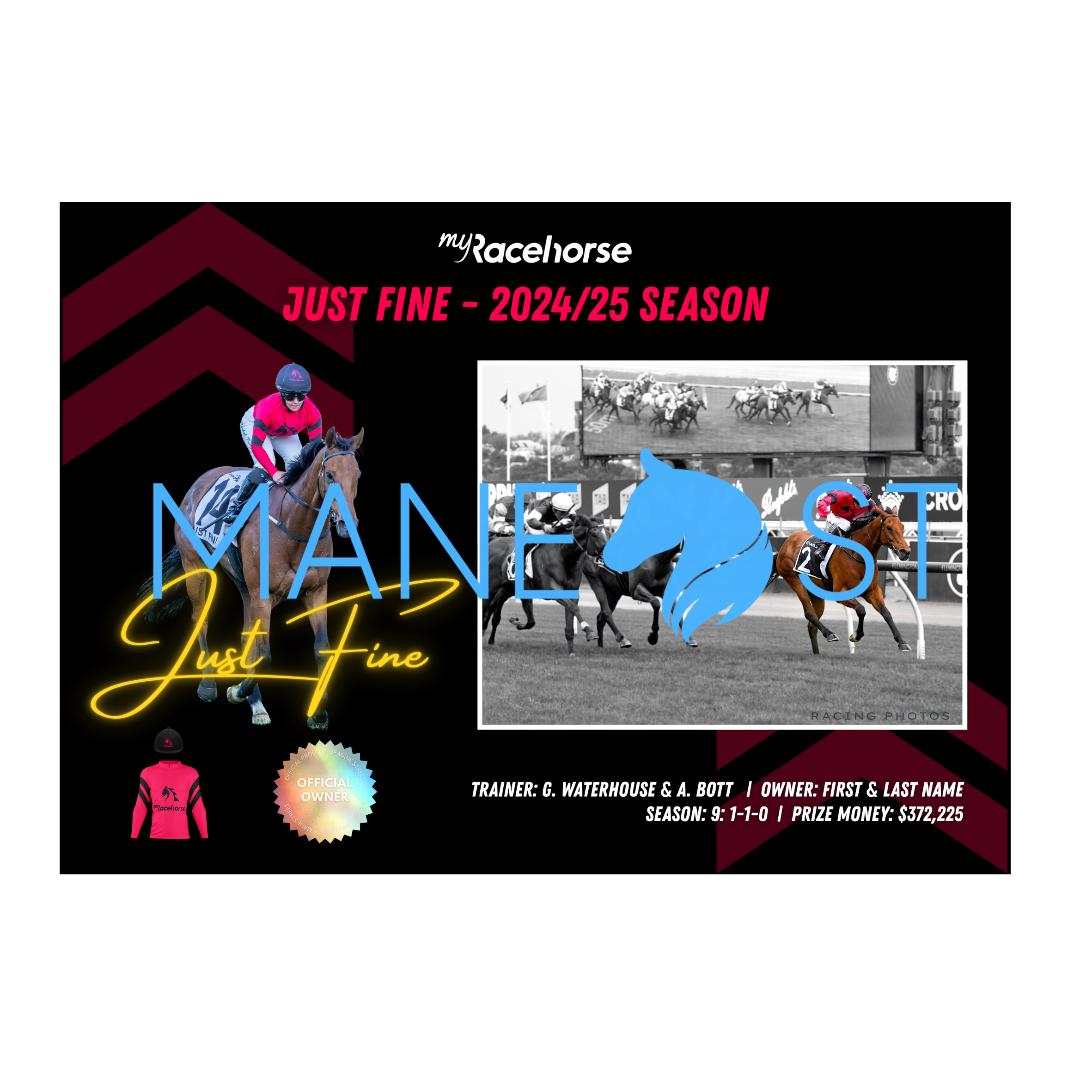 Just Fine - 2024/25 Season Print
