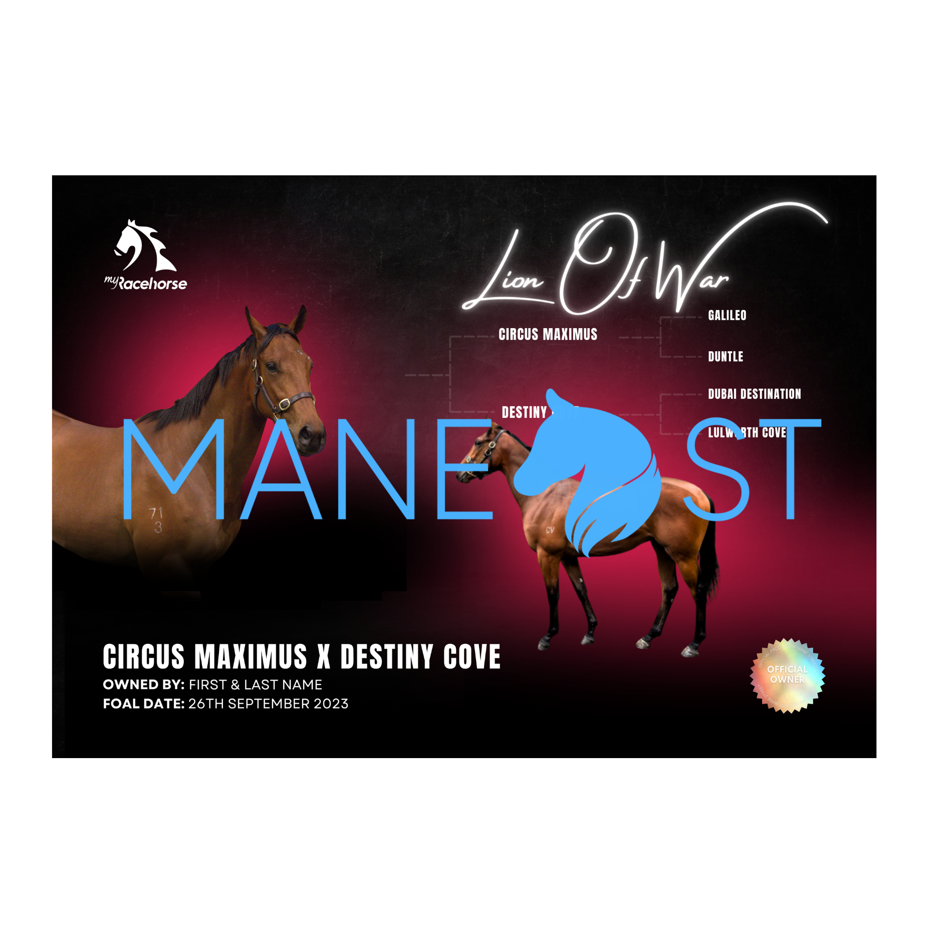 Lion Of War Pedigree Print