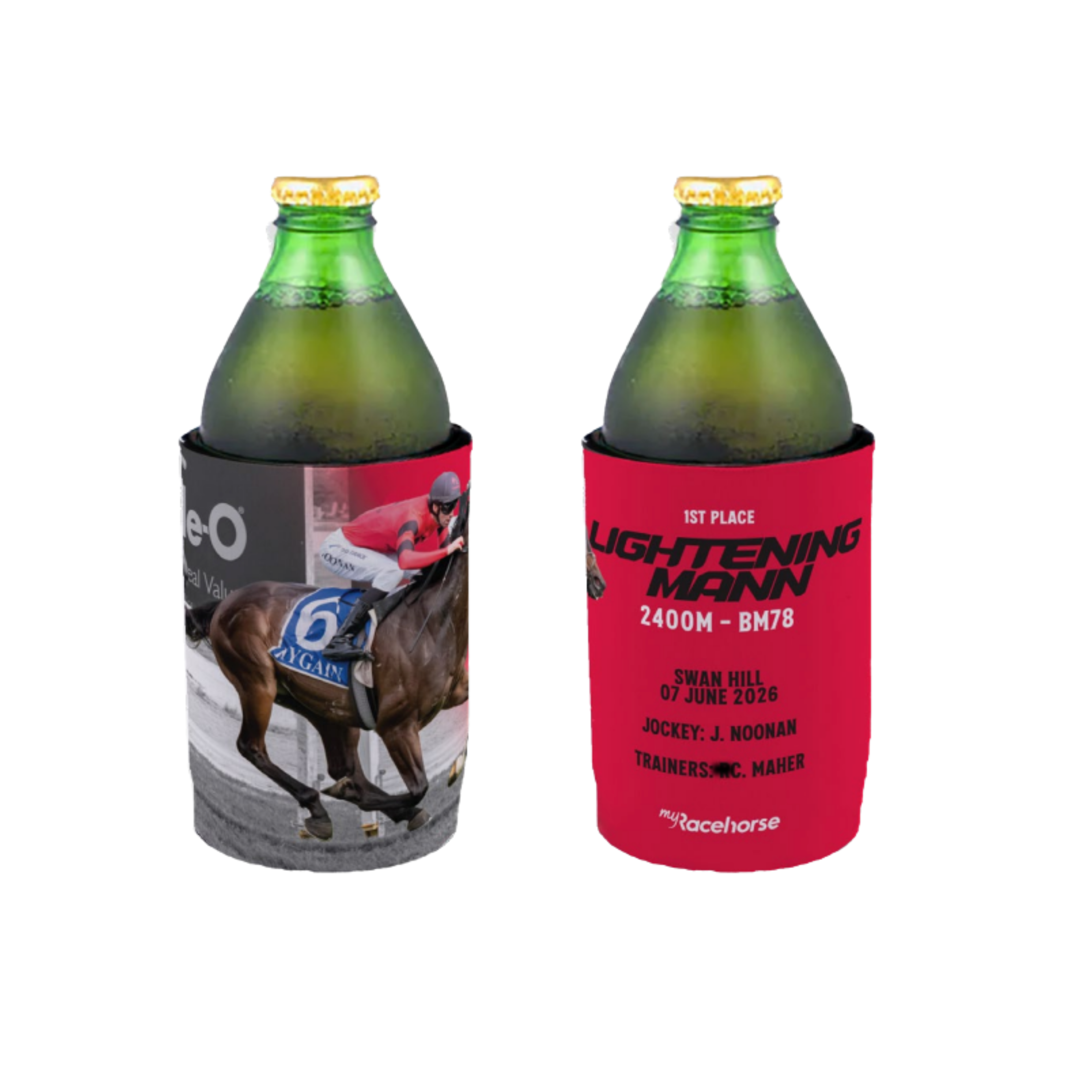 Lightening Mann Win Stubby Holder