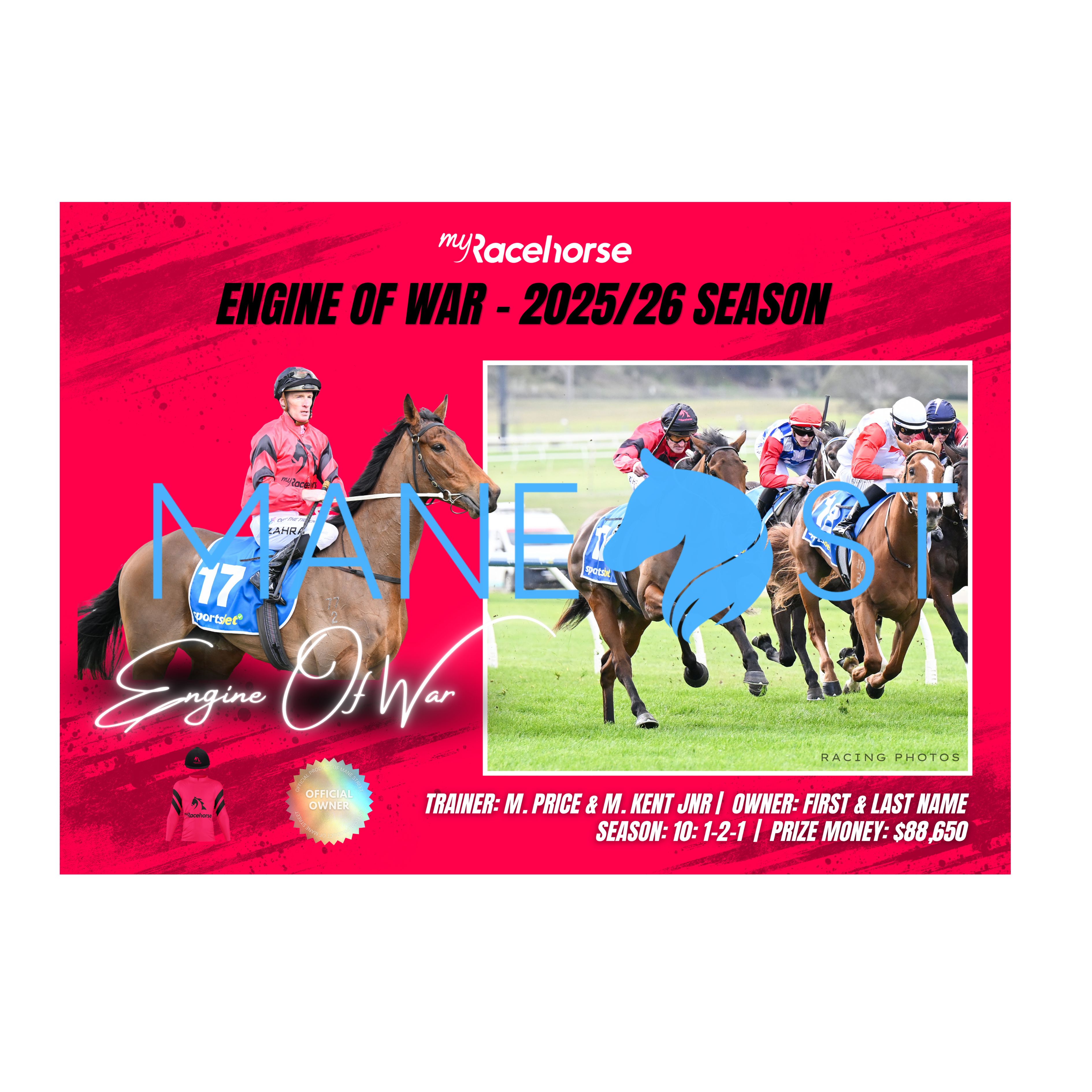 Engine Of War - 2025/26 Season Print