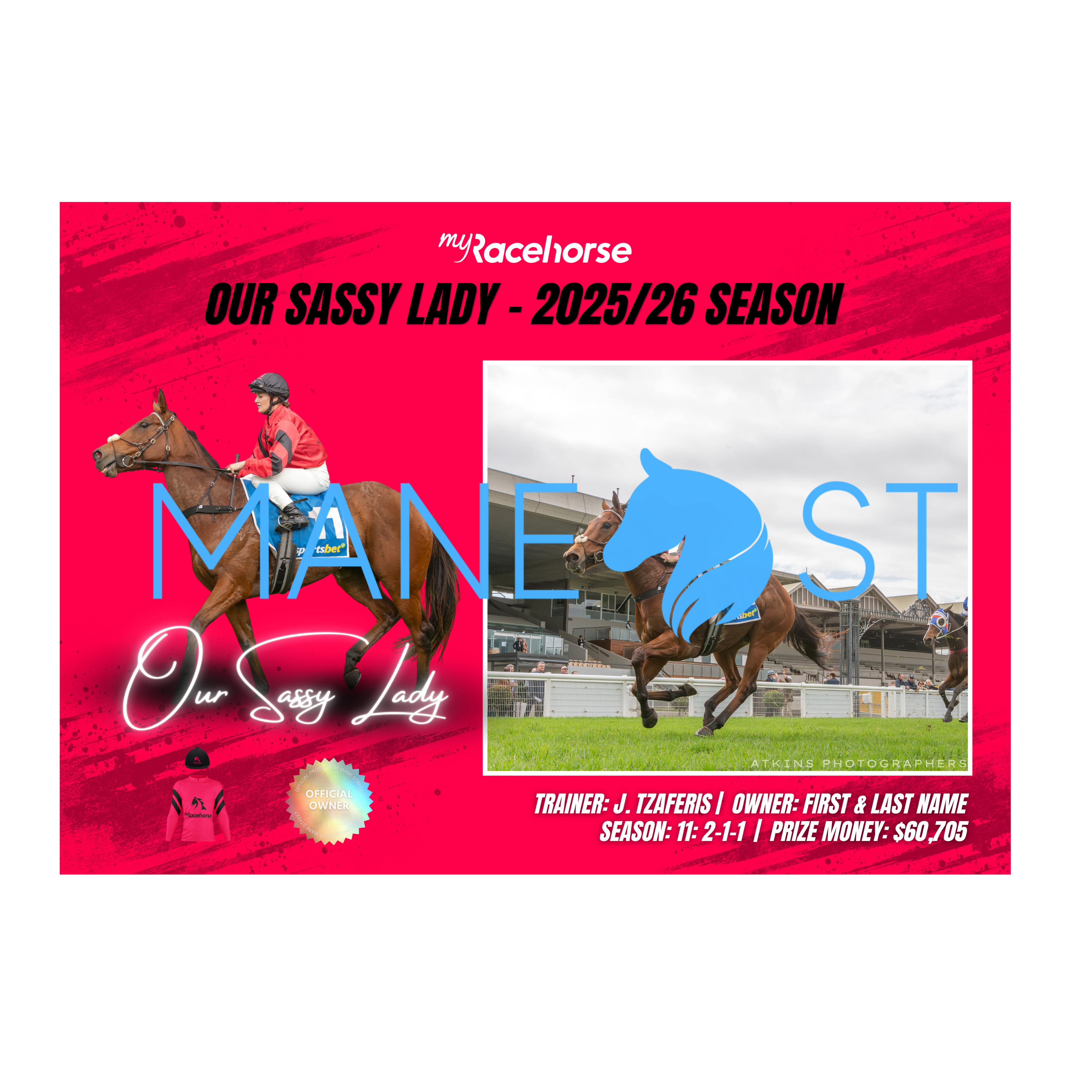 Our Sassy Lady - 2025/26 Season Print