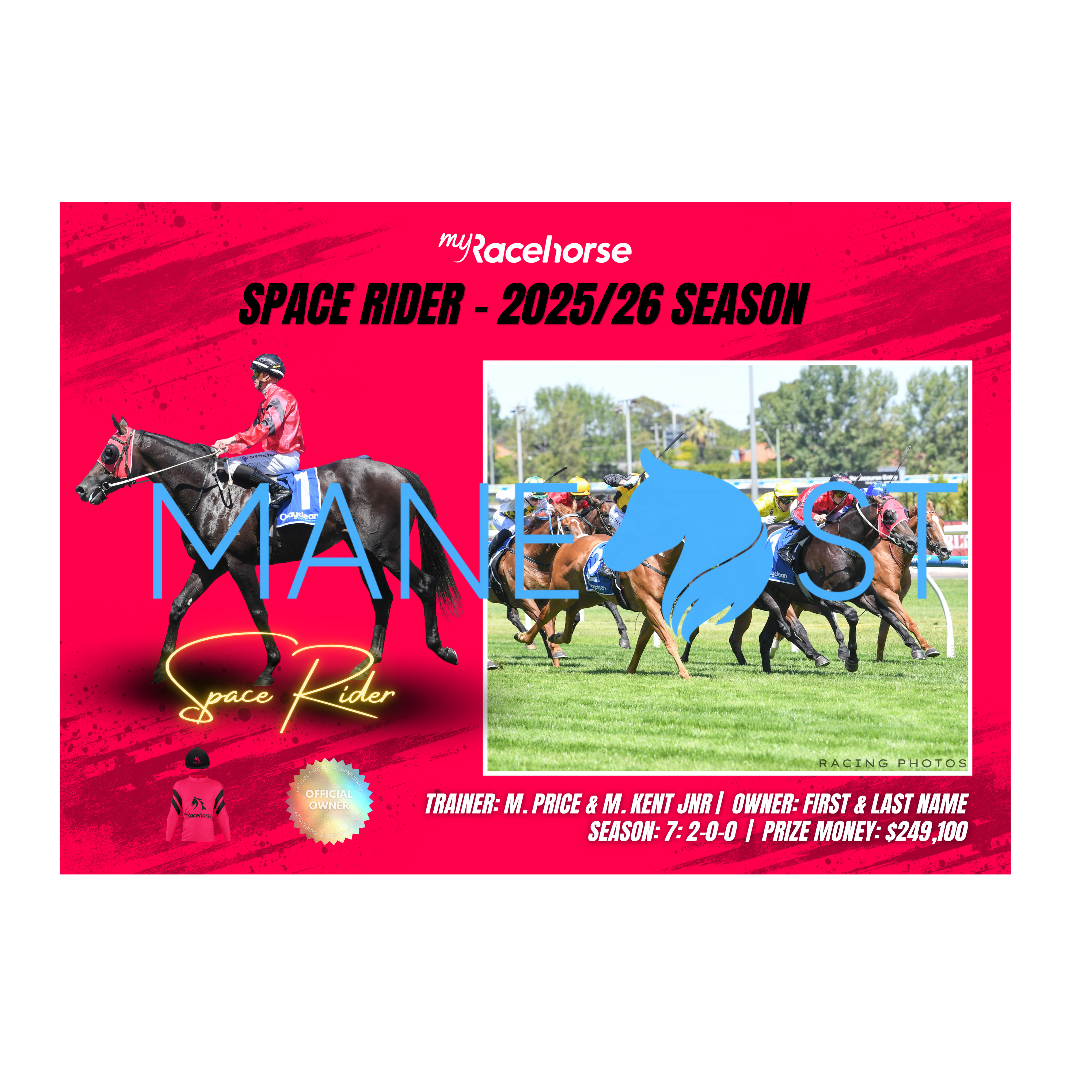 Space Rider - 2025/26 Season Print