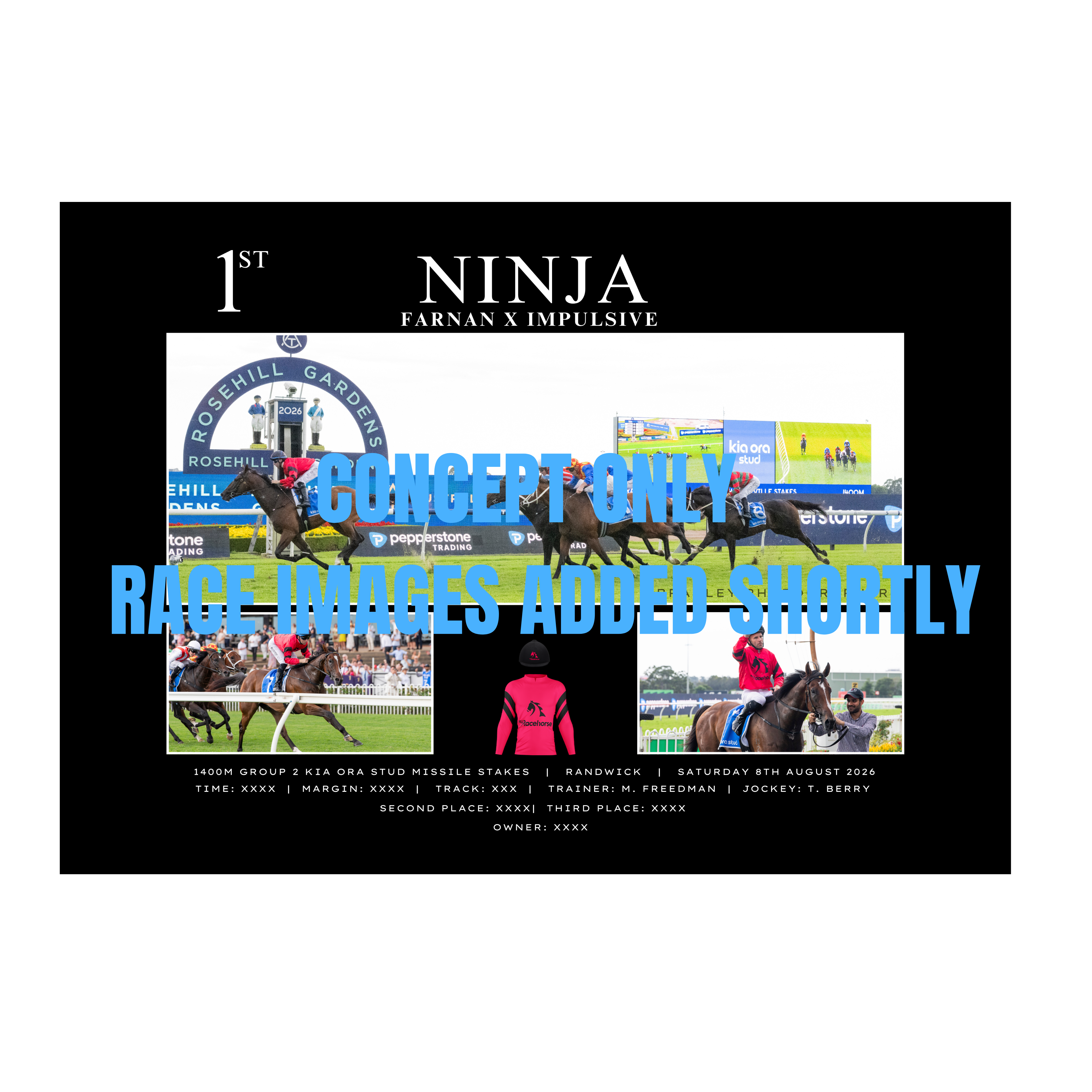 Ninja G2 Missile Stakes 2026 - Personalised