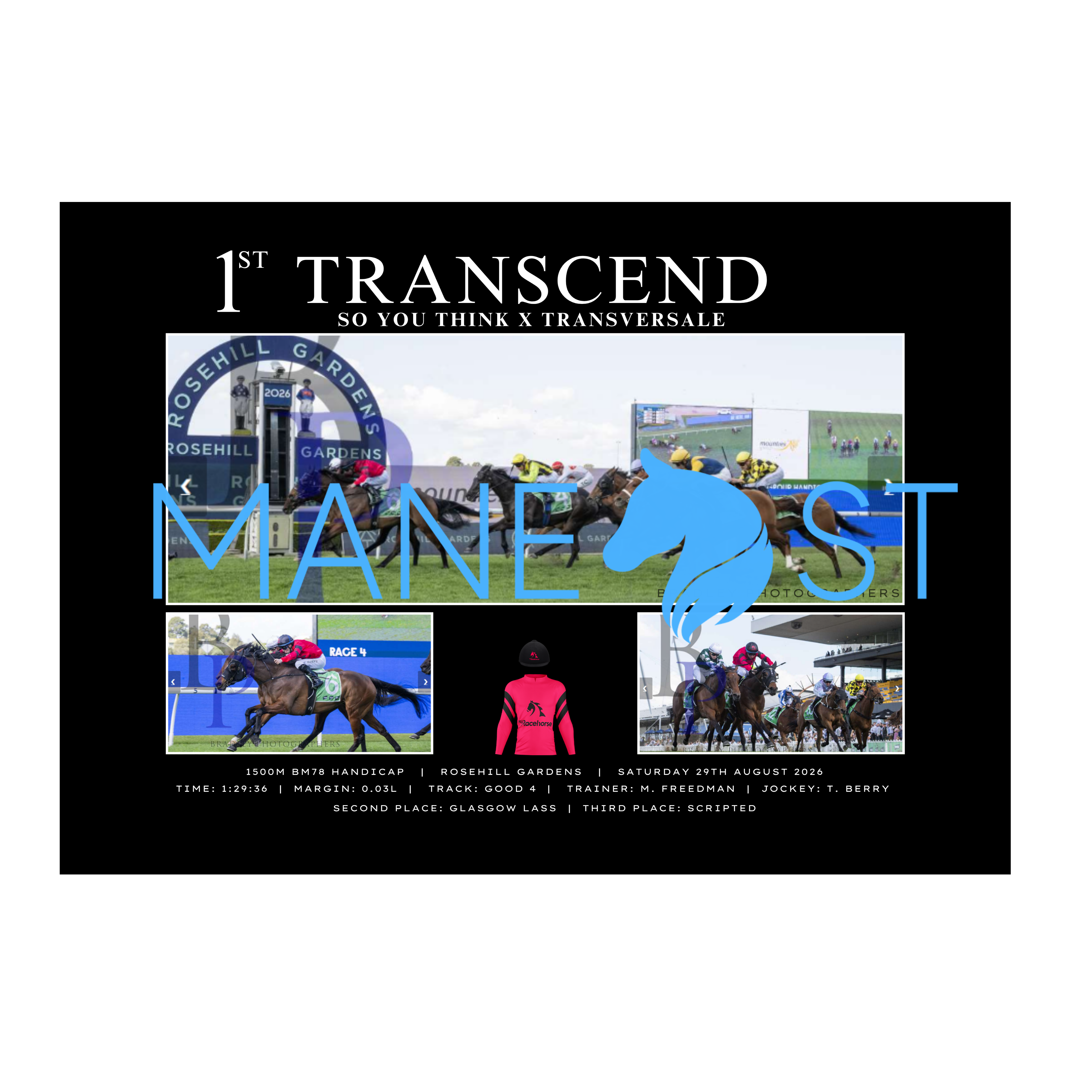 Transcend Rosehill BM 78  - Personalised