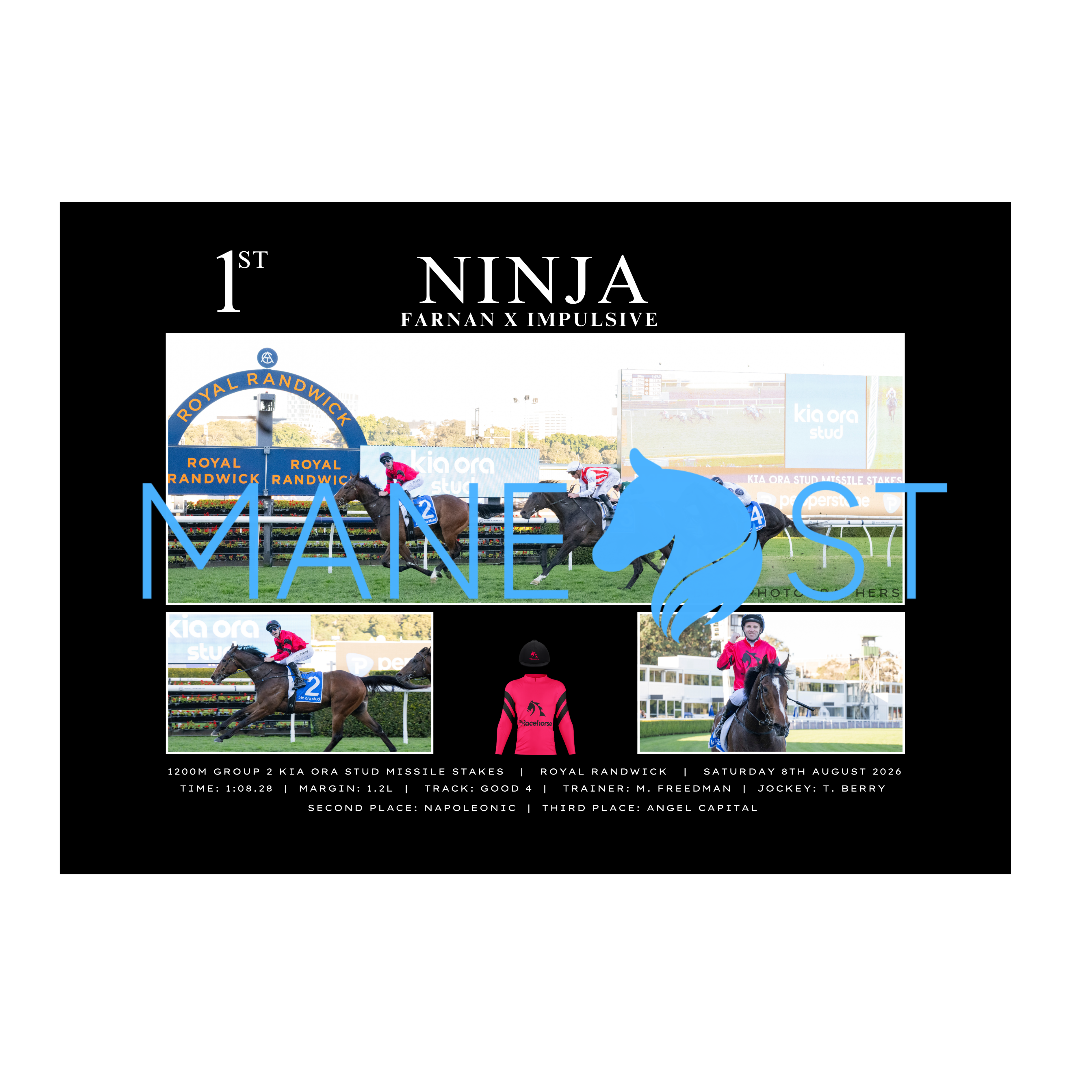 Ninja G2 Missile Stakes 2026 - Personalised