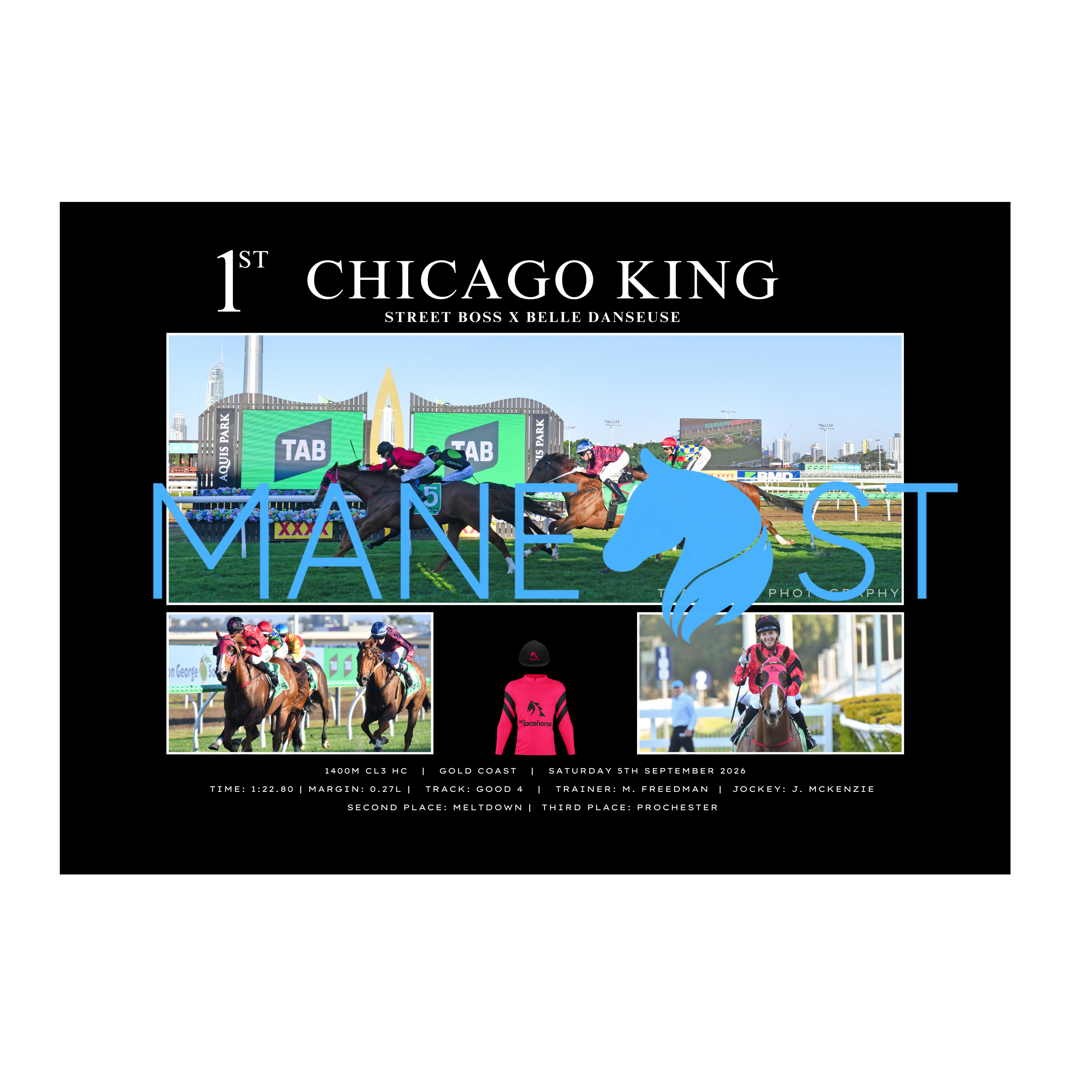 Chicago King Gold Coast 2026 - Personalised