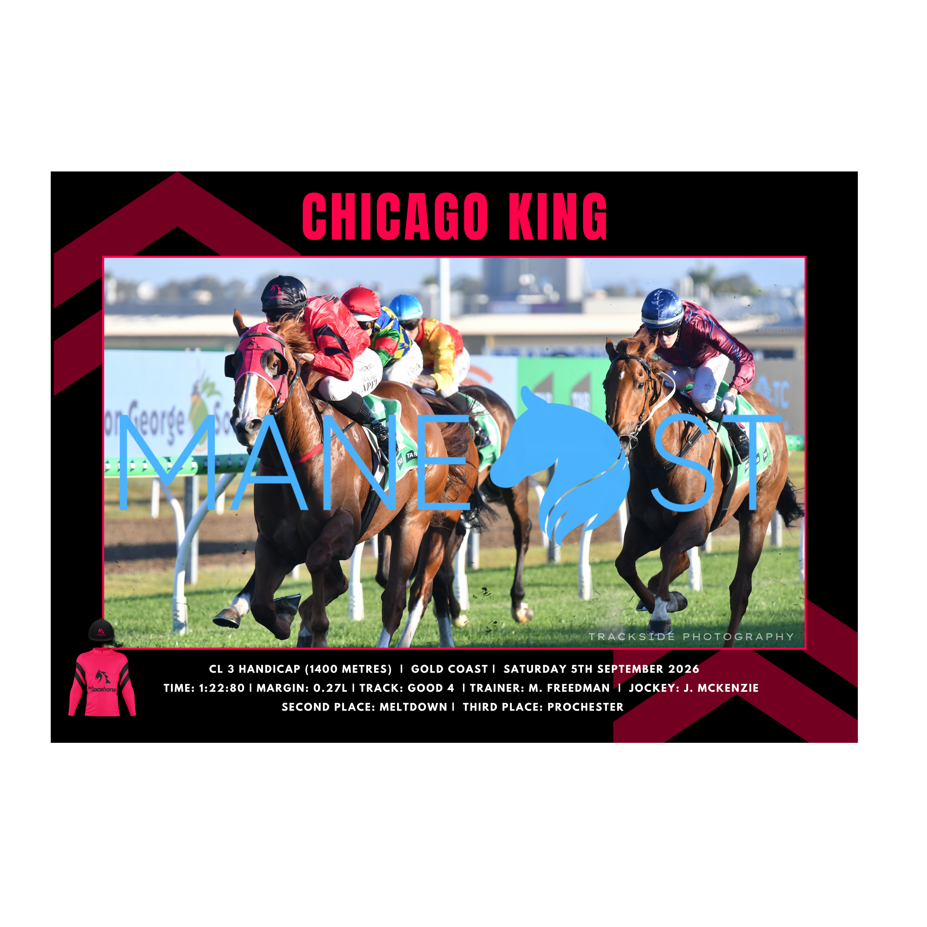 Chicago King - Gold Coast Print