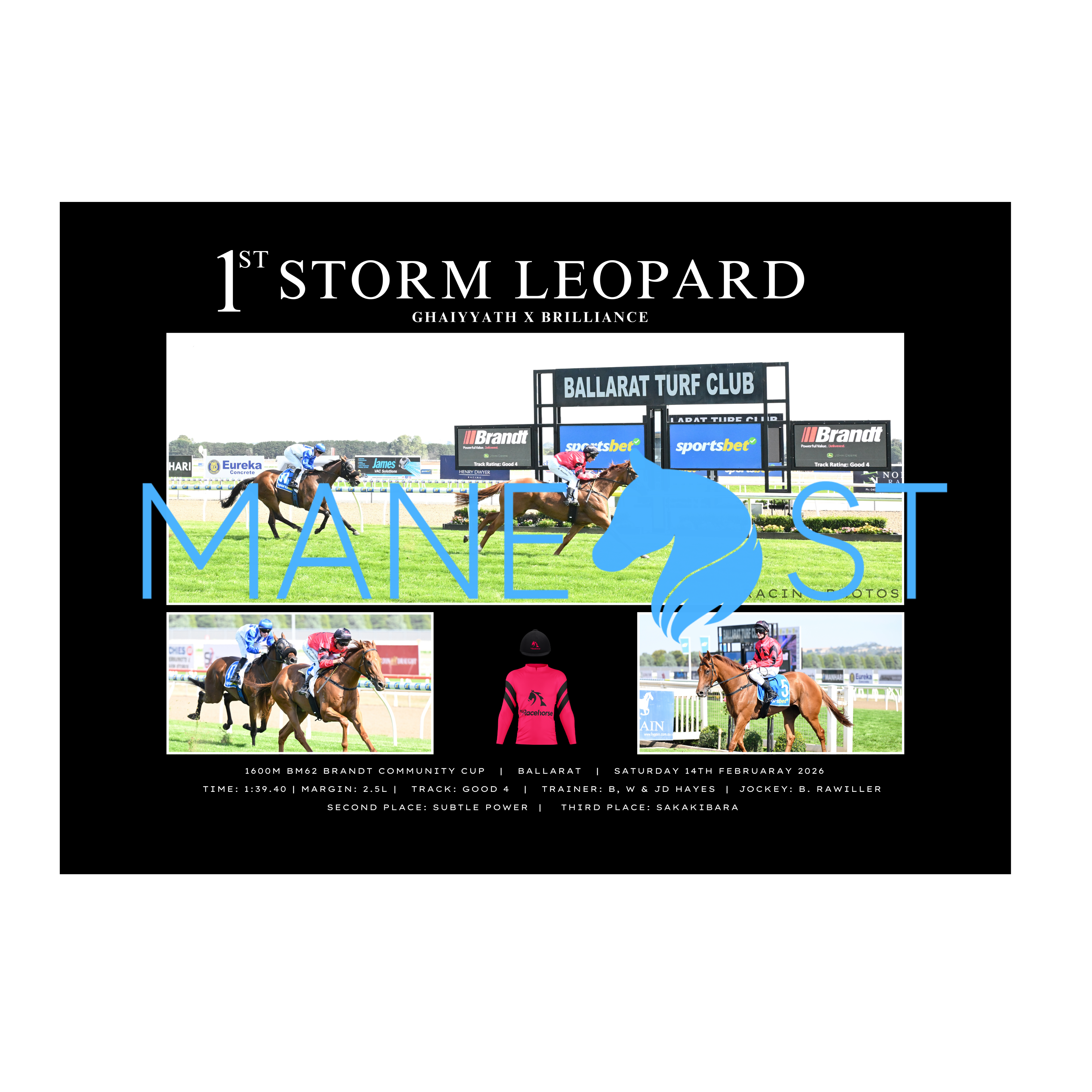 Storm Leopard Ballarat 2026 - Personalised