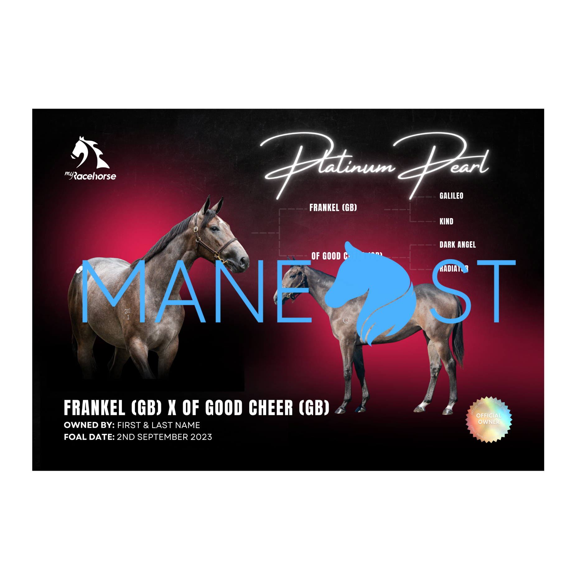 Platinum Pearl Pedigree Print