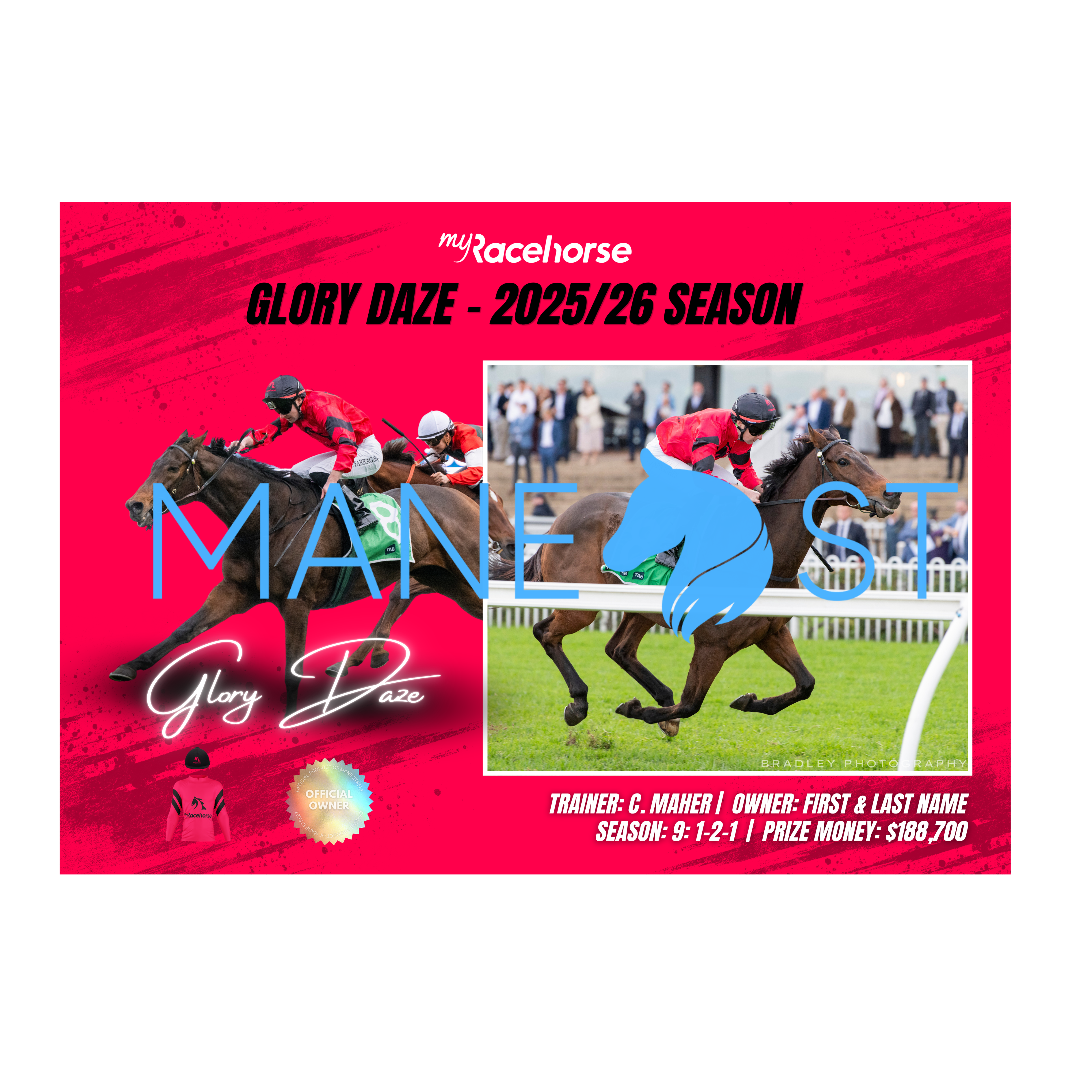 Glory Daze - 2025/26 Season Print