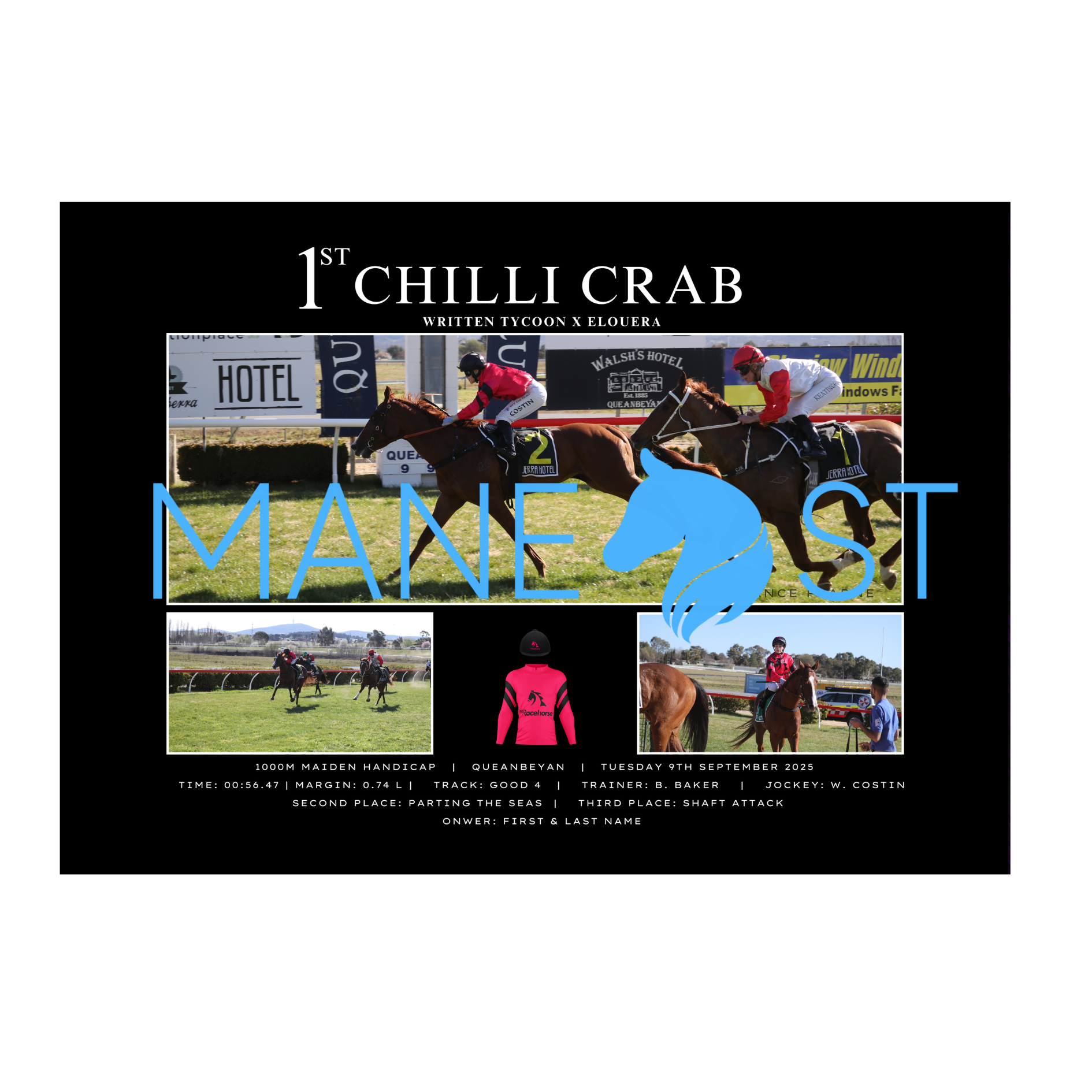 Chilli Crab Maiden 2025 - Personalised