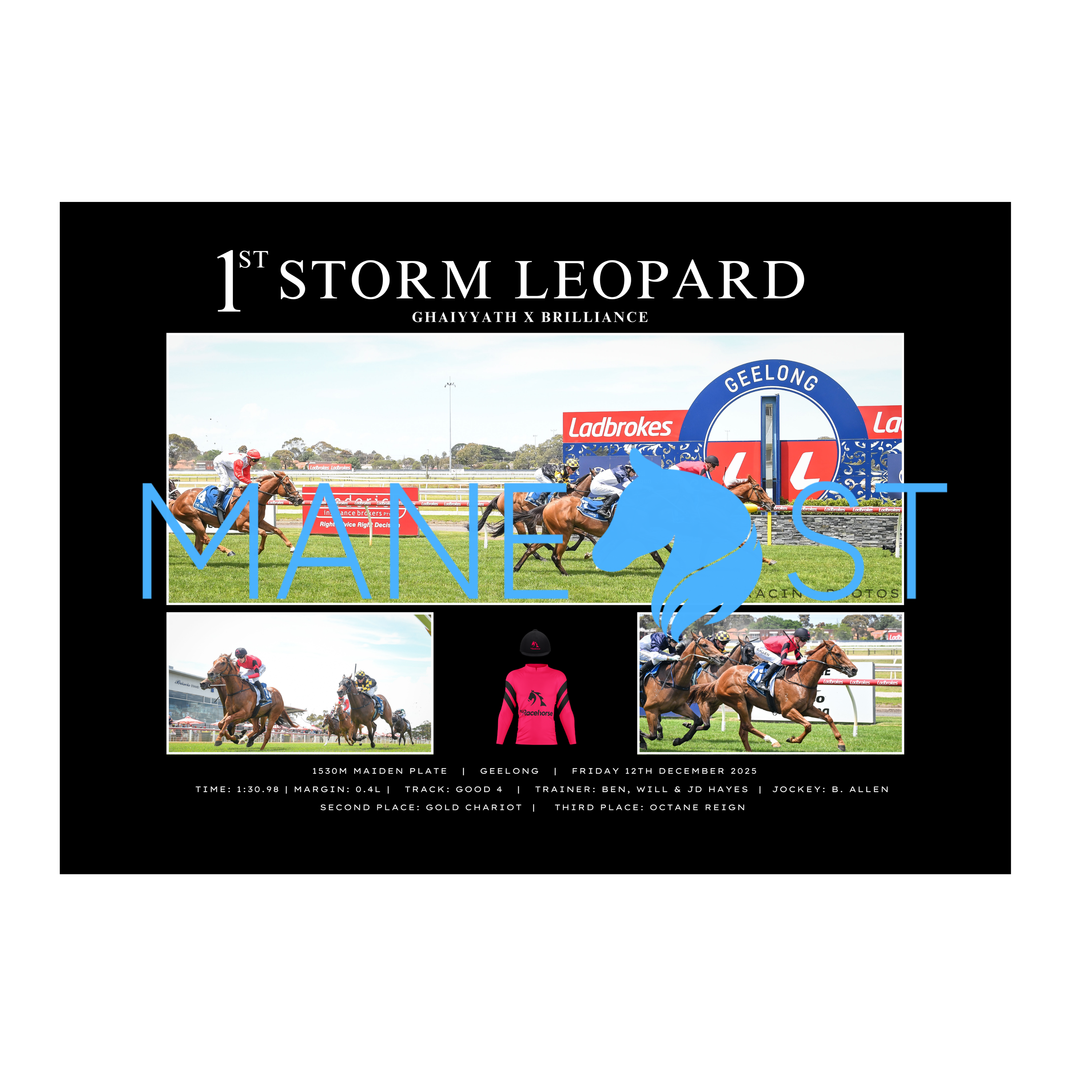 Storm Leopard Maiden Win - Standard