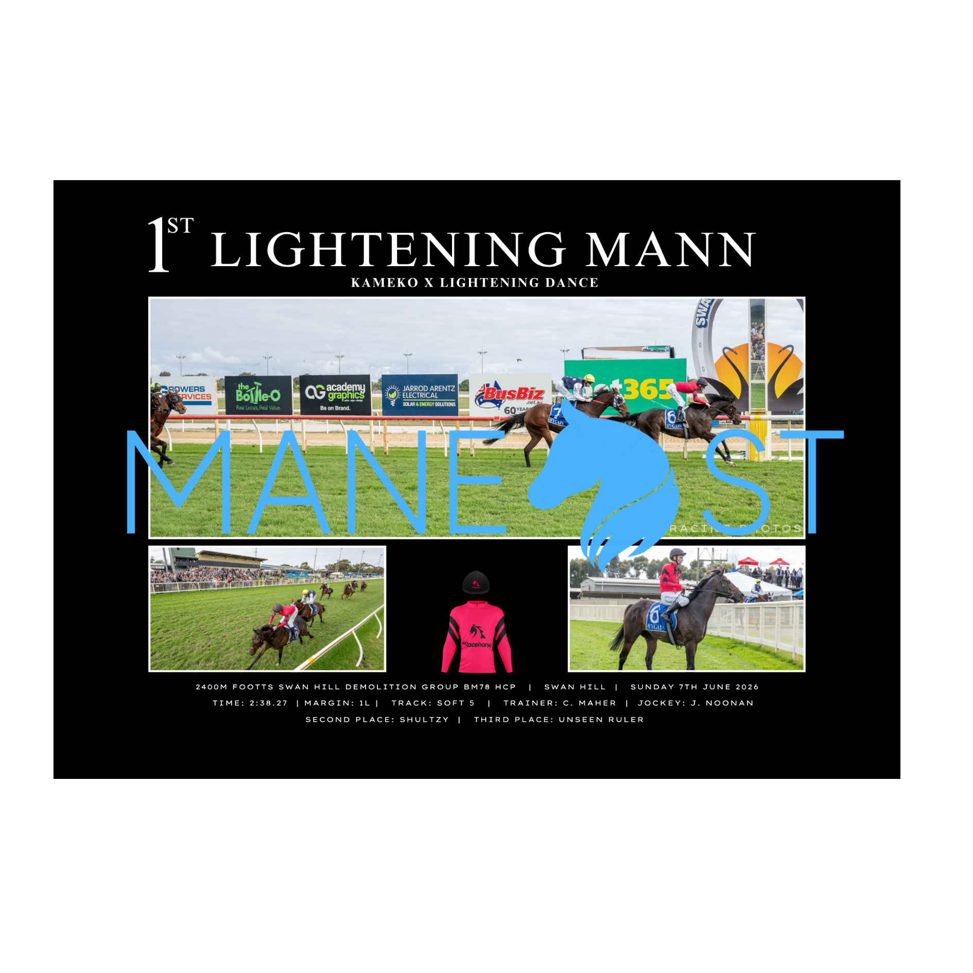 Lightening Mann BM78 Swan Hill - Personalised