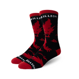Vermillion Dragon - Bamboo Cotton Socks
