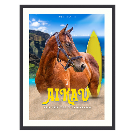 Aikau It's Showtime Framed Poster
